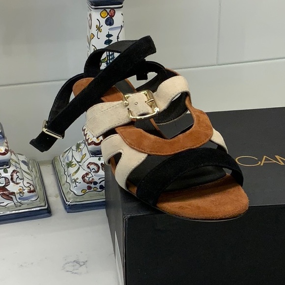 Rebecca Minkoff Suede Wedge Sandals - Picture 9 of 10